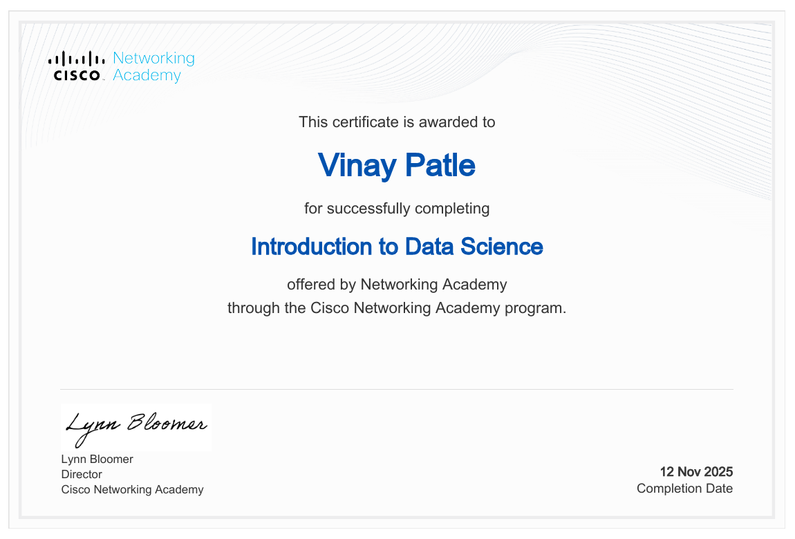 Data Science & AI Foundations